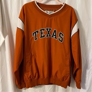 V-neck nylon pullover mens XL University of Texas
